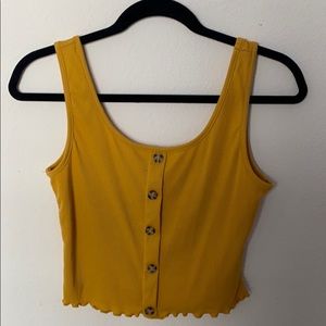 Yellow pacsun tank top
